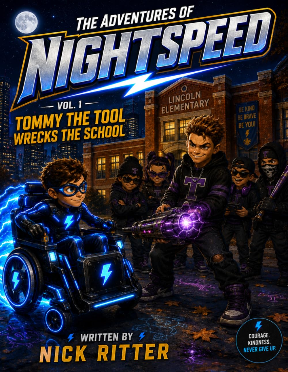 The Adventures of Nightspeed book cover